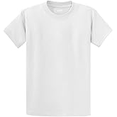 Joe's USA Mens Heavyweight 6.1-Ounce, 100% Cotton T-Shirts in Regular, Big and Tall Sizes