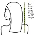 Original Heatless Hair Curlers by Curlformers • Corkscrew Curls Styling Kit For Extra Long Hair Up To 22” (55cm) • 40 No Heat Curlers & 2 Styling Hooks • Healthy & Damage Free Ivory