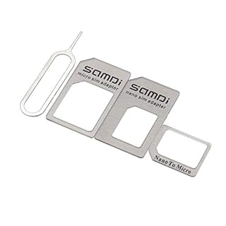 Samdi Sim Card Adapter Kit Includs Nano Sim Adapter Micro Sim