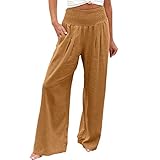 SHAOBGE Women's Casual Wide Leg Palazzo Pants High