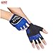Arltb Cycling Gloves Bike Bicycle Gloves Padded Fingerless Biking Gloves Mittens with Easy to Pull Ring Shock Absorb Lycra Breathable For Bike Riding BMX Bikes Mountain Bike Free Cycle Motorcycle Dirt