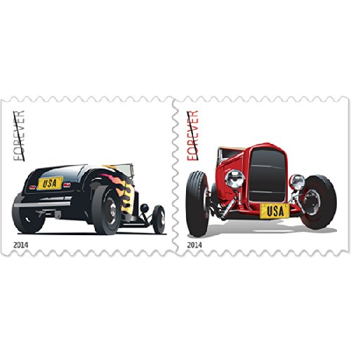 Hot Rod Stamps Booklet of 20 x Forever U.S. Postage Stamps USPS NEW