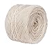 Crafteza Macrame Cord 2mm X 210m (About 689 ft) | Made in India |Made from 100% Natural Virgin Cotton|Soft Undyed Twisted Rope for Handmade Craft Making DIY Macrame Wall hangings Room Decor Jewelry