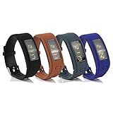 Baaletc Cute Silicone Replacement Watchband Style Wristband Bracelets/Wireless Activity Tracker Accessories Silicon Wrist Straps with Watch Buckle for Garmin Vivofit 1