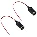 Car Replacement 12V Cigarette Lighter Male Plugs (Female Socket Cable-2P)
