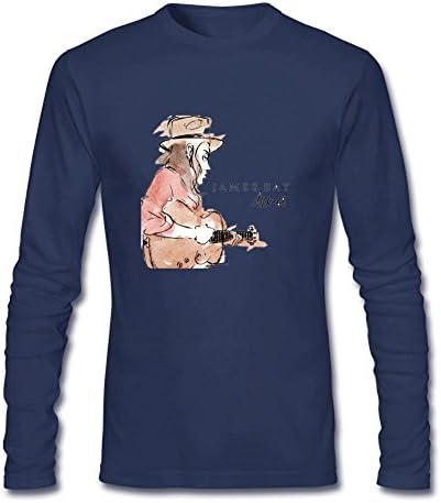 TMILLER Men's James Bay Folk Rock Soul Long Sleeve T-shirt