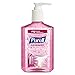 PURELL Advanced Hand Sanitizer Gel, Spring Bloom Fragrance, 8 fl oz Sanitizer Counter Top Pump Bottles (Case of 12) – 3014-12