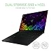 Razer Blade 15: World’s Smallest 15.6″ Gaming Laptop – 60Hz Full HD Thin Bezel – 8th Gen Intel Core i7-8750H 6 Core – NVIDIA GeForce GTX 1060 Max-Q – 16GB RAM – 256GB SSD + 2TB HDD – Windows 10thumb 1