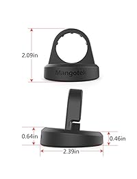 mangotek Cargador inalámbrico Apple Watch Stand, Qi almohadilla de carga inalámbrica rápida acoplamiento con iWatch cargador magnético módulo y puerto USB para iWatch, iPhone X 8 8 Plus, Samsung Galaxy 8, MFi certificado...