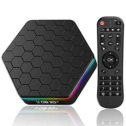 EASYTONE Android TV Box 12.0,Z Plus Android TV Box 4GB 32GB Allwinner H618 Quad core Chipest 2023 Newest 6K TV Box with WiFi6 2.4/5G Dual-WiFi 3D Bluetooth 5.0 Ethernet 100M