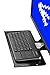 SDS Premium iMount 2.0 Aluminum Mini Keyboard Mounting Shelf, Black, Light Weight, Mounts Using VESA Pattern On Monitors, Ultra Thin Wall Mount Provided Manufactured in Michigan