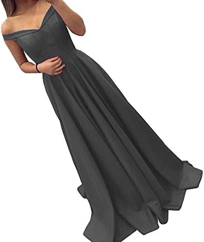 Dressylady 2017 Burgundy Off-Shoulder A Line Long Prom Homecoming Dress Evening Gowns(2)