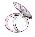 LOUISE MAELYS Mini Foldable Cosmetic Makeup Mirror Compact Mirrors for Travel