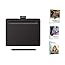 One by Wacom Graphic Drawing Tablet for Beginners, Small Black & Red ...