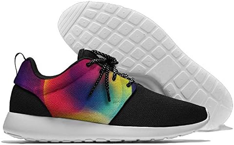 Colorful Glowing Ball Printing Men's Mesh Running Shoes Sneakers Casual Athletic Workout Fitness Sports Shoes Trainers 46