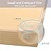 Baby Proofing Corner Protector Table Edge Corner Guards Protectors Clear YOOSKE Round L Child Proof Safety Kit Cover Corner Cushion for Kids Desk Shower Kitchen Fireplace Countertop Furniture Set (20)