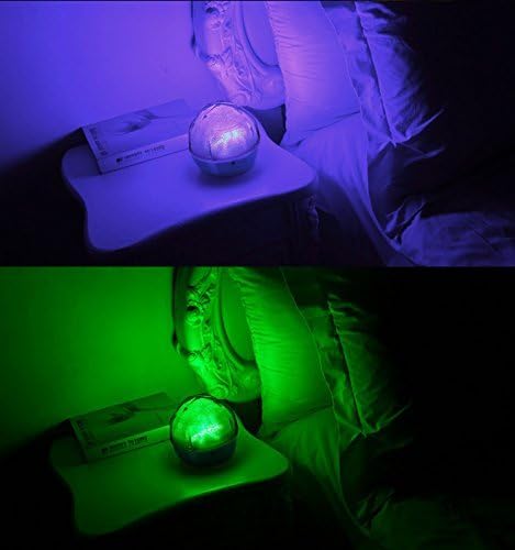 AlphaMY Color Changing 360 Degree LED Projection Lamp Decorative Light, Baby Nursery Kids Bedroom Living Room Night Light With USB Cable- Gift for Birthday Teens Kids Children