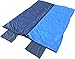 OutdoorsmanLab Compact Lightweight Camping Sleeping Bag Men's Women's Kid's For Backpacking, Hiking, Travel- Warm Weather Ultralight Packable bag with Compression Sack, Pillow case, Blue