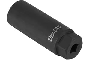 Aramox Oxygen Sensor Socket, Universal Car O2 Oxygen Sensor Removal Socket 7/8" 22mm 3/8" Drive Tool