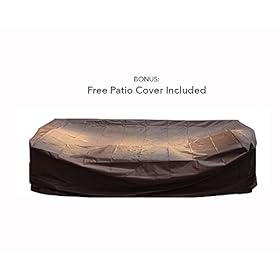 Ohana Collection 7-Piece Outdoor Patio Furniture Sectional Conversation Set, Black Wicker with Gray Cushions - No… 41Dn4auSJ1L