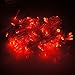 HDE Linkable LED String Lights Holiday Home Fairy Multifunction Wedding College Dorm Room Craft Decoration Expandable Rope Lights (100 Micro LEDs - Red)
