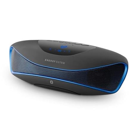 Energy Sistem Music Box BZ3 - Reproductor portátil (MP3, USB, Bluetooth, RMS de 6 W), negro