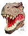 AomoriHaba Japan 3D Soft Large Rubber TRex Handpuppets - Tyrannosaurus Rex Dinosaur Head Dino Hand Puppet for Kids/Adults (Free Sticker)