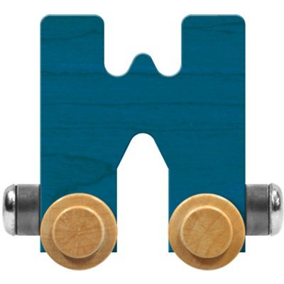 NameTrain Bright Letter Car W - Made in USA (Blue)