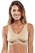 Carole Martin Slip-On Wireless Comfort Bra for Women - 40 Beige