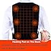 GENERAL ARMOR Far Infrared Heating Vest Insulated Electric Heated Therapy Winter Jacket for Men Women Back Pain Relief Heat Massage Pad Wrap Powered by Power Bank-Size Adjustable Waistcoat ¡­