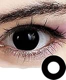 Cosplay Eyes Multi-Color Contact Lenses Cosplay Eyes Cute Colored Charm and Attractive Blends Cosmetic Makeup Eye Shadow (Black)