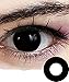 Cosplay Eyes Multi-Color Contact Lenses Cosplay Eyes Cute Colored Charm and Attractive Blends Cosmetic Makeup Eye Shadow (Black)