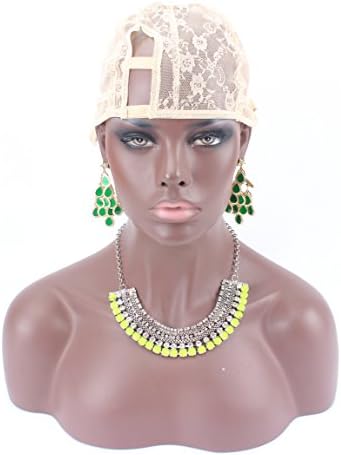 Royalty Hair Brown Color Wig Cap Right U Part Weaving Wig for Make Wigs with Sturdy Straps for Black Women Size XS XL XXL Pack of 1 (XS)