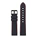 StrapsCo Silicone Rubber Divers Sport Quick Release Watch Band Strap - Black & Red (Black Buckle) - 24mm
