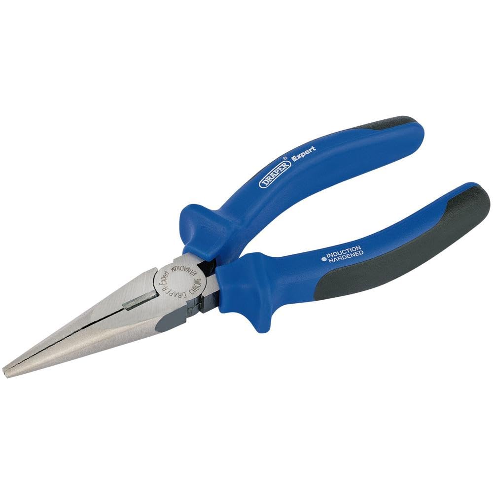 Draper 68887 36BN Expert Long Nose Plier, 160mm, Blue