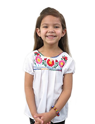 Ethnic Identity Girls Puebla Mexican Blouse