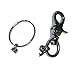 McKay Secure 18-Inch Chrome Chain with Lobster Clasp & 2-Inch Key Ring for Wallet, Keys, Purse, Handbag, Travel