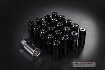 Amazon Com Godspeed Type 5 M12 X 1 50 X 55mm Lug Nuts 20 Pcs Set Fit Honda Civic 96 97 98 99 00 Automotive