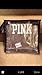 Victoria's Secret PINK Cosmetic Travel Bag Clear Black Zippered