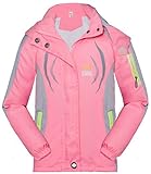 Roseate Girls Waterproof Jacket Sport Lightweight Outerwear