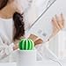 WEY&FLY Cactus Humidifier With Night Light , Mini Cool Mist Humidifier 280ml USB Portable Humidifier with Auto Shut-off, for Bedroom, Baby Room, Home, Yoga, Office, Spa, Coffee Bar, Travel Desktop
