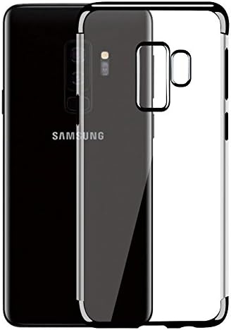 Galaxy S9 Plus Case [Frieso] Slim Heavy Duty Clear Cover Protection Case for Samsung Galaxy S9 Plus (2018)- Black