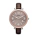 Fossil Heather Three Hand Leather Watch - Brown Es3132