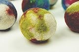 Wool ball. 5 pieces.. Ecological and natural sheep wool. Handmade. Felted