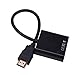 HDE Gold Plated HDMI to VGA Converter Adapter 1080P for Monitor, PC, Laptop, Desktop, Raspberry Pi, and Other Devices