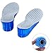 Kalevel Adjustable Breathable 5cm Approx 2 Inches 2-Layer Height Adjustable Height Pure Silicone Increased Insoles Shoe Lifts Shoe Pads Elevator Insoles for Men (Size 6-10) (Blue)