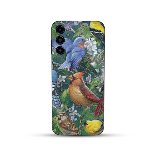 Glossy Glitter Phone Skin Compatible with Bark Phone - Backyard Gathering - Pre…
