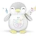 Baby Gifts - ACENZ White Noise Sound Machine, Portable Baby Sleep Soother Stuffed Animals Penguin & 12 Soothing Sounds & Stars Night Light