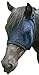 Intrepid International Miniature Horse Fly Mask, Navy Fly Masks for Horses, Lightweight & Breathable with Sun Protection, See Through Mesh Material Prevents Rubbing, Touch Tape Closure