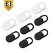 sweguard Webcam Cover Slide,Laptop Camera Cover Slide(8-Packs) WENDU Computer Camera Cover Fits Phones, MacBook Pro, Computers Strong Adhesive,Protecting Privacy& Security(5 Black+3 White)